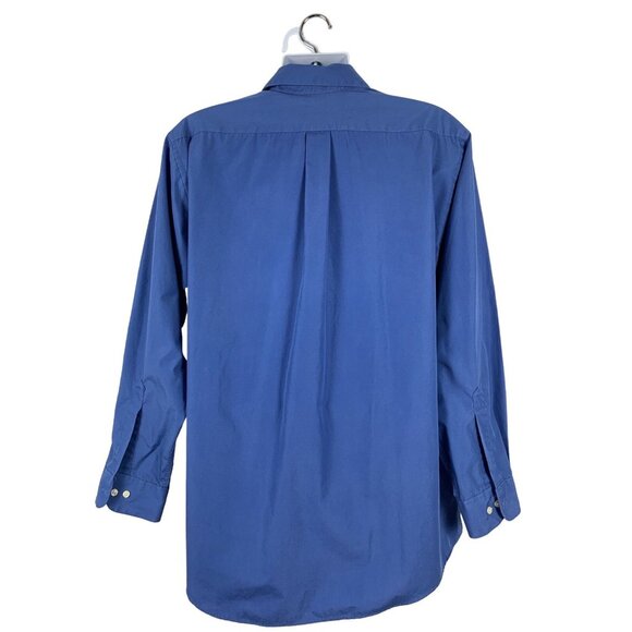 Van Heusen Mens Long Sleeve Button-Up Shirt Blue Size XL 17 34/35 - Picture 3 of 12